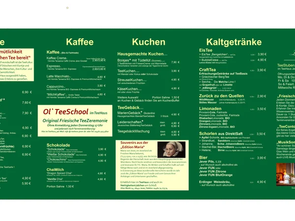 Bild 1: TeeHaus Jever - Leidenschaften